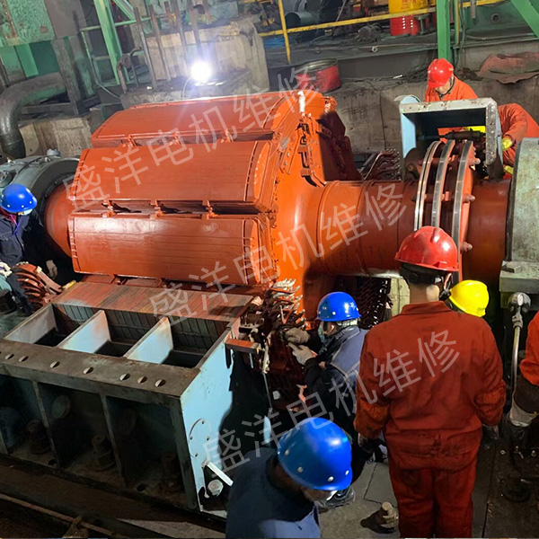 安庆大型电机维修现场